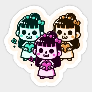 Ghost Dolls Sticker